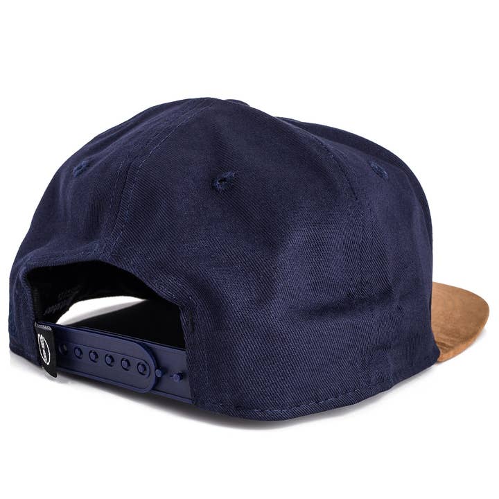 Blackskies - Wholesale Flat Brim Cap - Men's - Pathfinder Snapback Cap Blue-Beige3