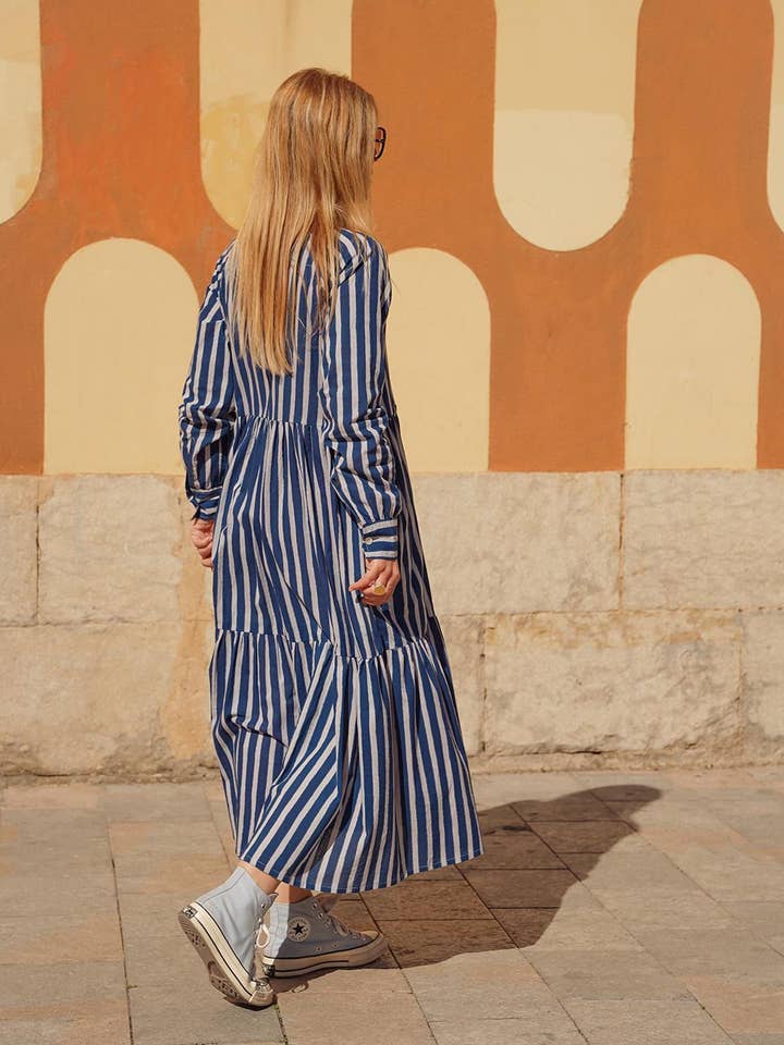 Sanjanaandme - Wholesale Dress - Women's - Arya Blue Dress8