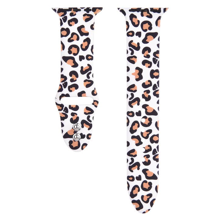 ShopTrendsNow - Wholesale Watch Band/Strap - Women's - Jabari Cheetah  Silicone Printed Bands for Apple Watch