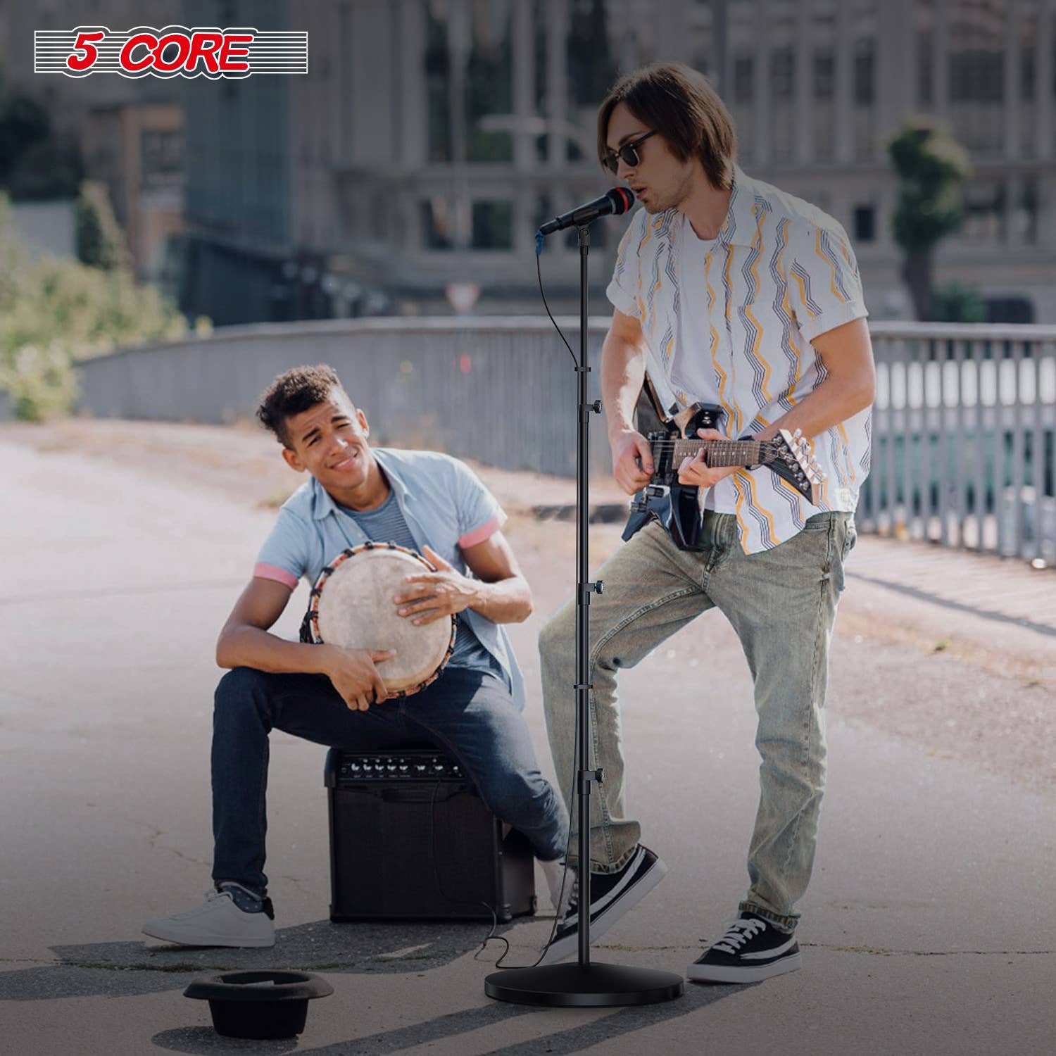 K Cube Inc - Wholesale Music Accessory - 5Core Microphone Stand Round Base Adjustable Mic Mount7