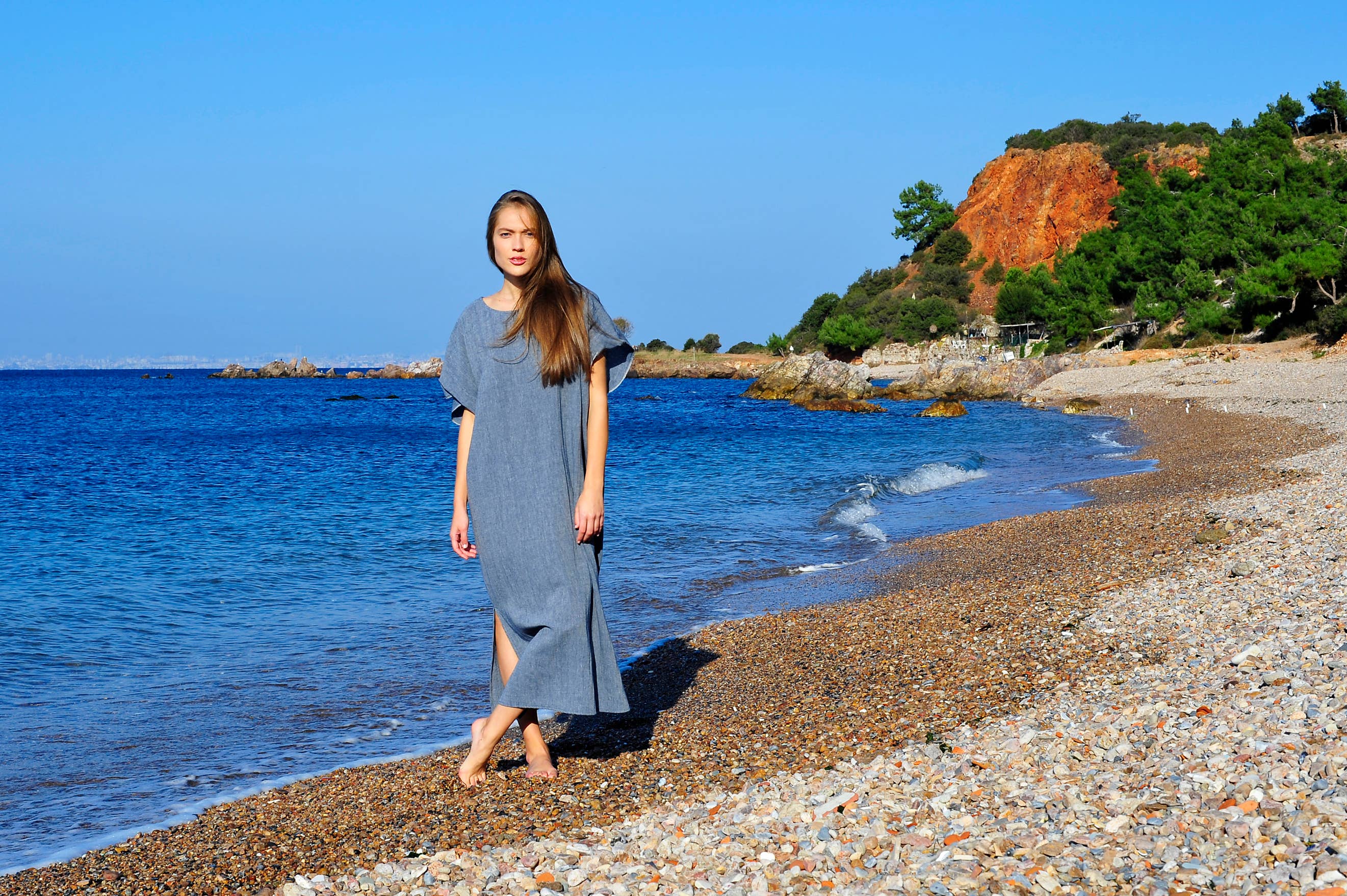 loom.ist – Vestido - Mulher por atacado – Vestido Kaftan Sile41