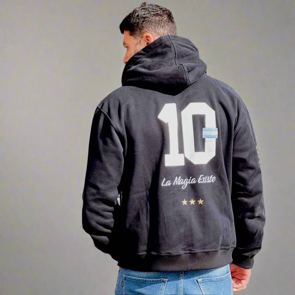 Football Town - Wholesale Hoodie - Unisex - Zipper "La Magia" GOAT Leo4