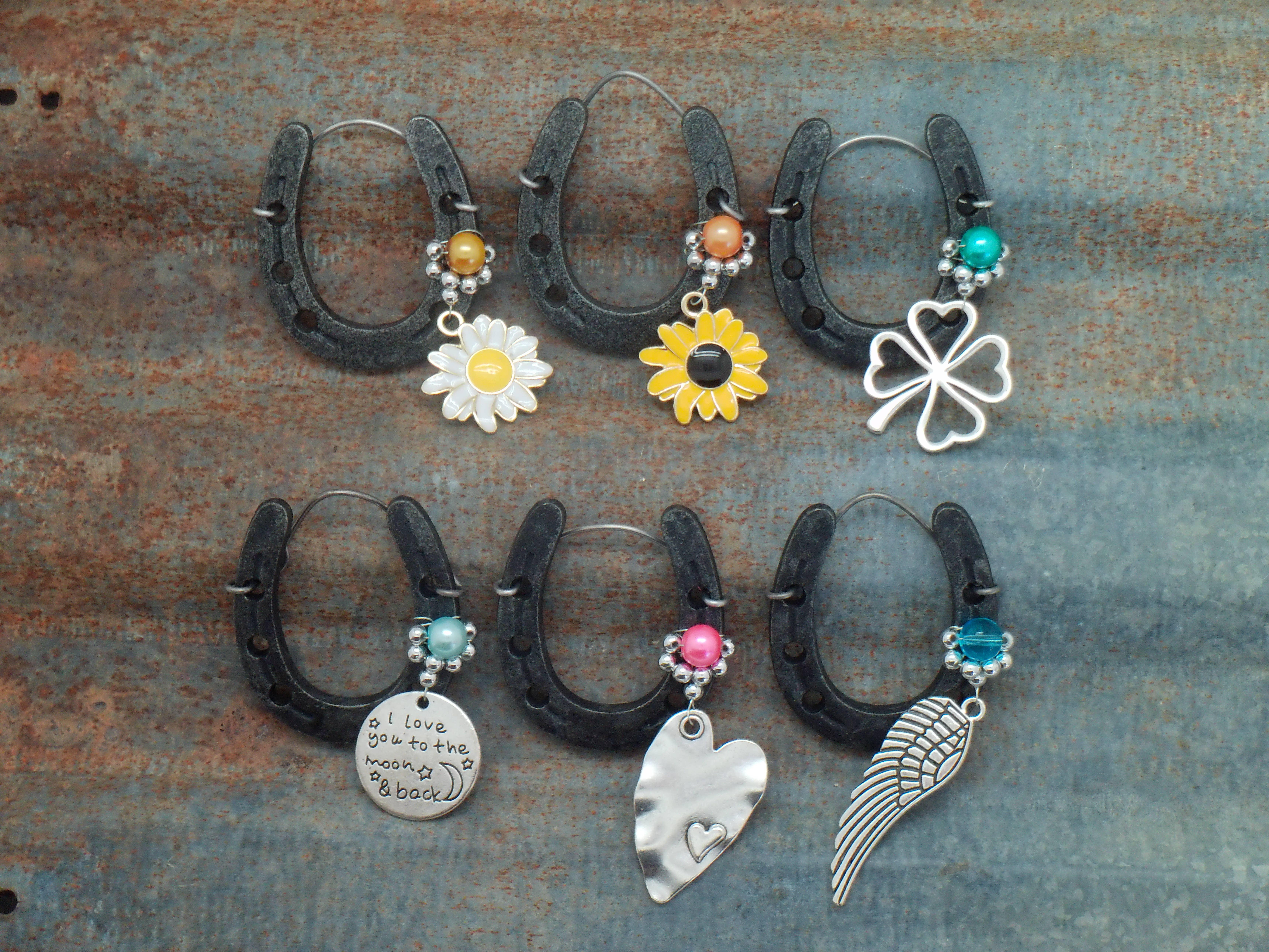 The Lucky Horse Company - Wholesale Ornament - Lil Bit Mini Lucky Horseshoe Ornaments- BEST SELLER MIX 4