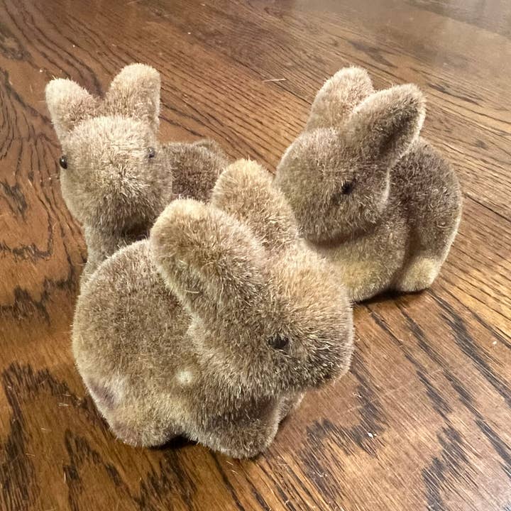 Primitive fuzzy animals chick, bunny or duck for wholesale by Raggedy Junction
