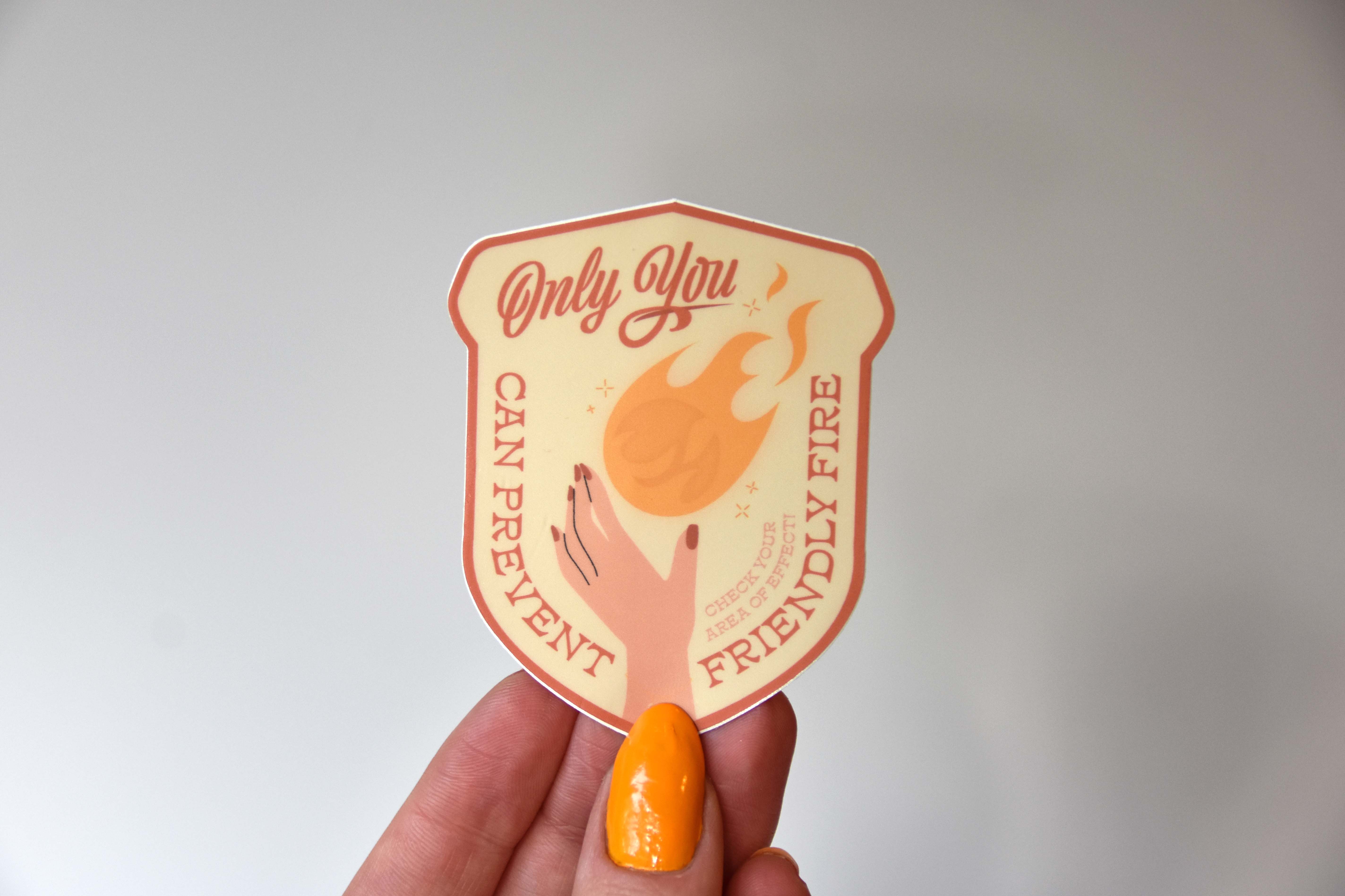 The Franki Hanke - Wholesale Sticker - Fireball Wizard Sticker11