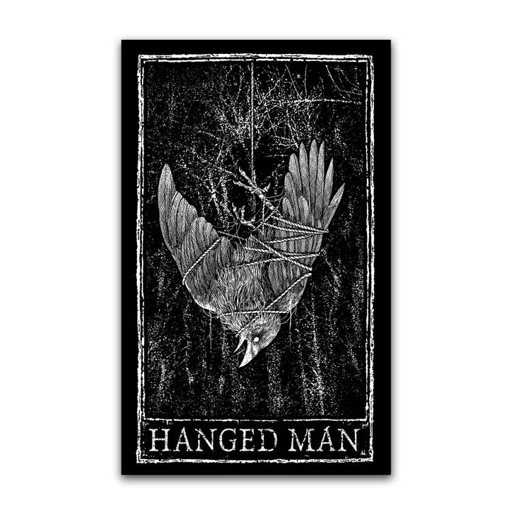 Hanged Man 11x17 Tarot Card Poster Print for wholesale by Mortus Viventi