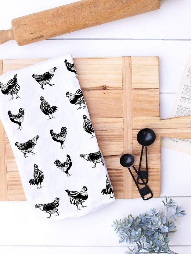 Chickens-Eco-friendly Kitchen/Bathroom Essential for wholesale by Artsy Em