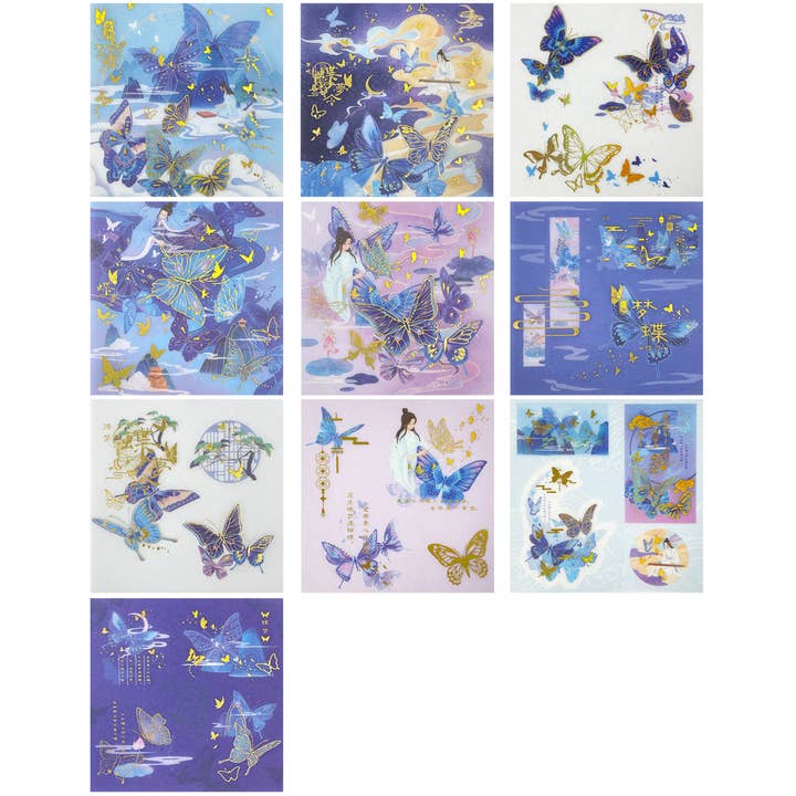 Wrapables.com - Wholesale Washi Tape - Wrapables Decorative Gold Foil Washi Tape and Sticker Set85