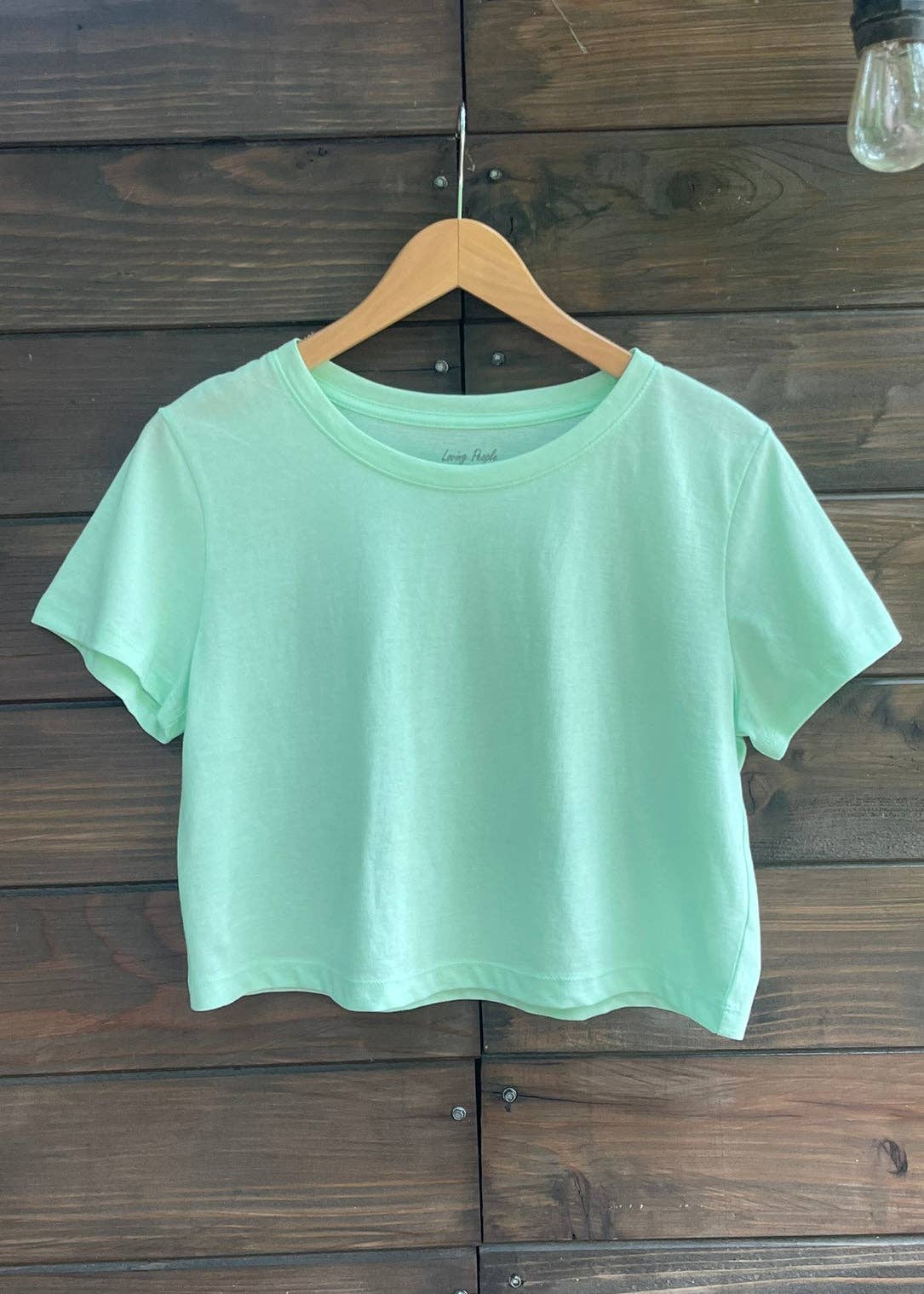LOVING PEOPLE - Wholesale T-shirt – women's - Premium Cotton Crop Tops (New Colors!)56