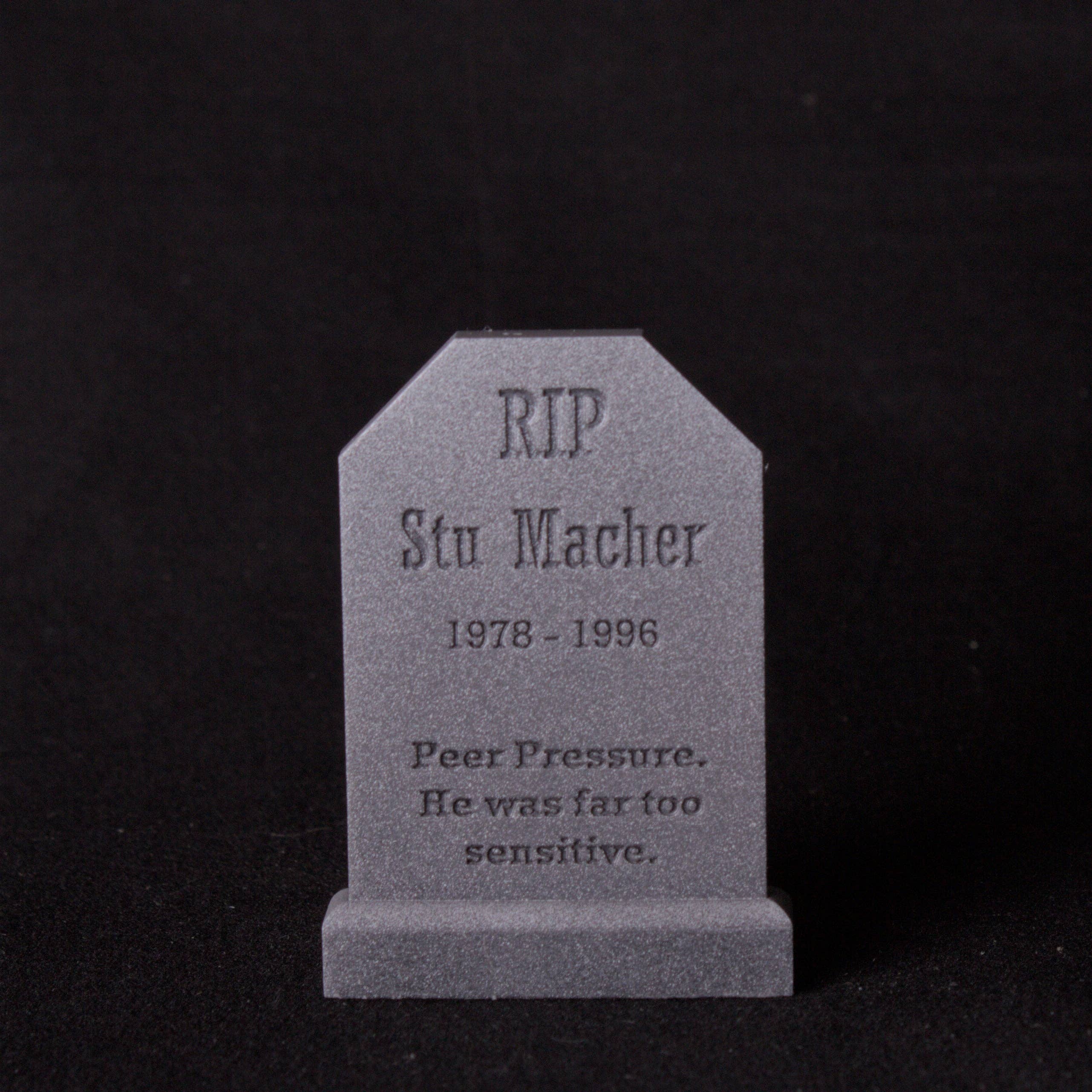 Prints of Darkness - Wholesale Decorative Figurine - Gravestones from Your Favorite Movies & TV Shows!2