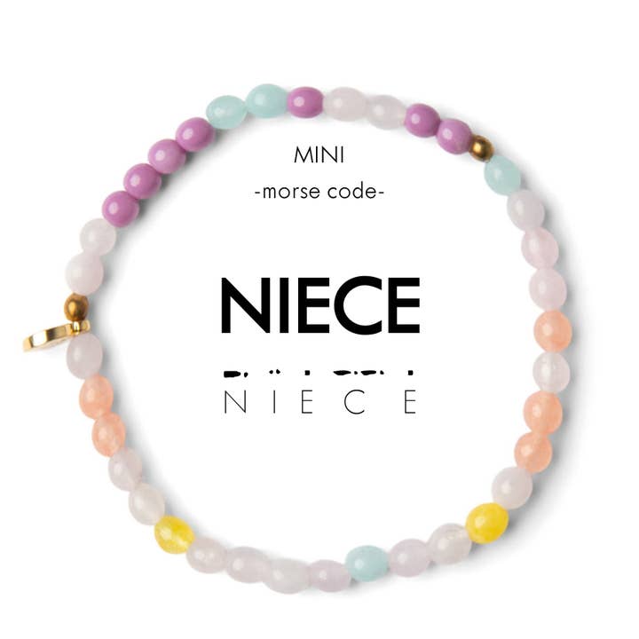 ETHICGOODS - Wholesale Beaded Bracelet - Kids - MINI Kids Morse Code Bracelet | NIECE