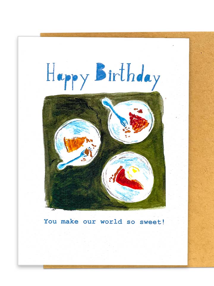 Geburtstagskarten für Friends and Pies für den Großhandel von LadooLadoo