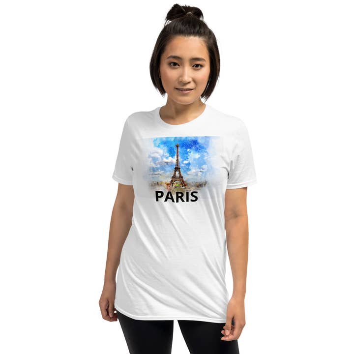 Paris Unisex T-Shirt für den Großhandel von Souverista