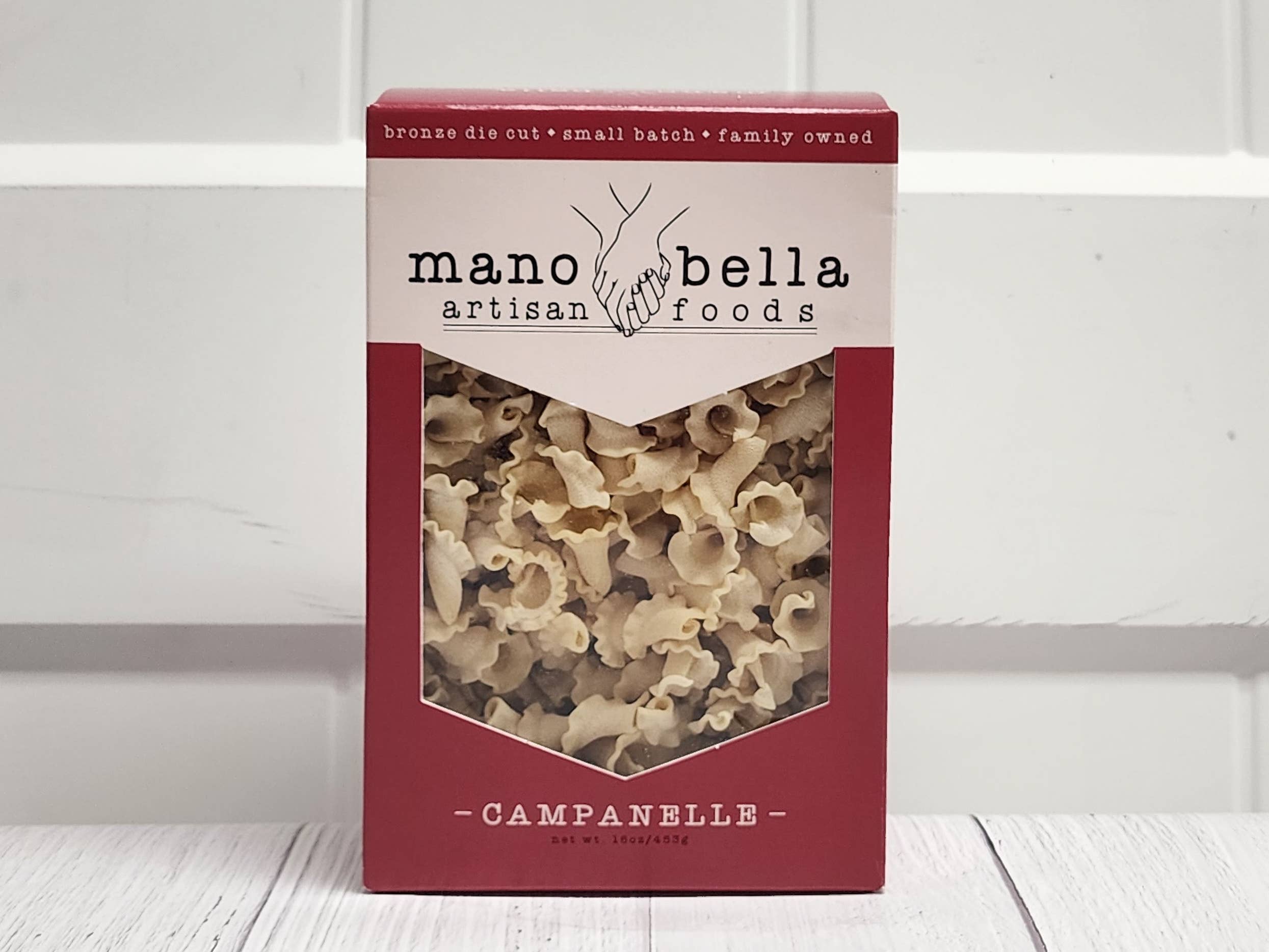 Mano Bella Artisan Foods - Venta al por mayor Pasta - Pasta seca - Campanelle0