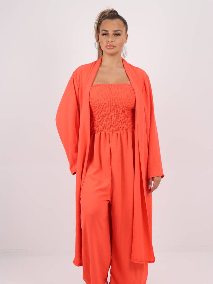 Italian Open Front Longsleeve Cardigan for wholesale by Miss Bold