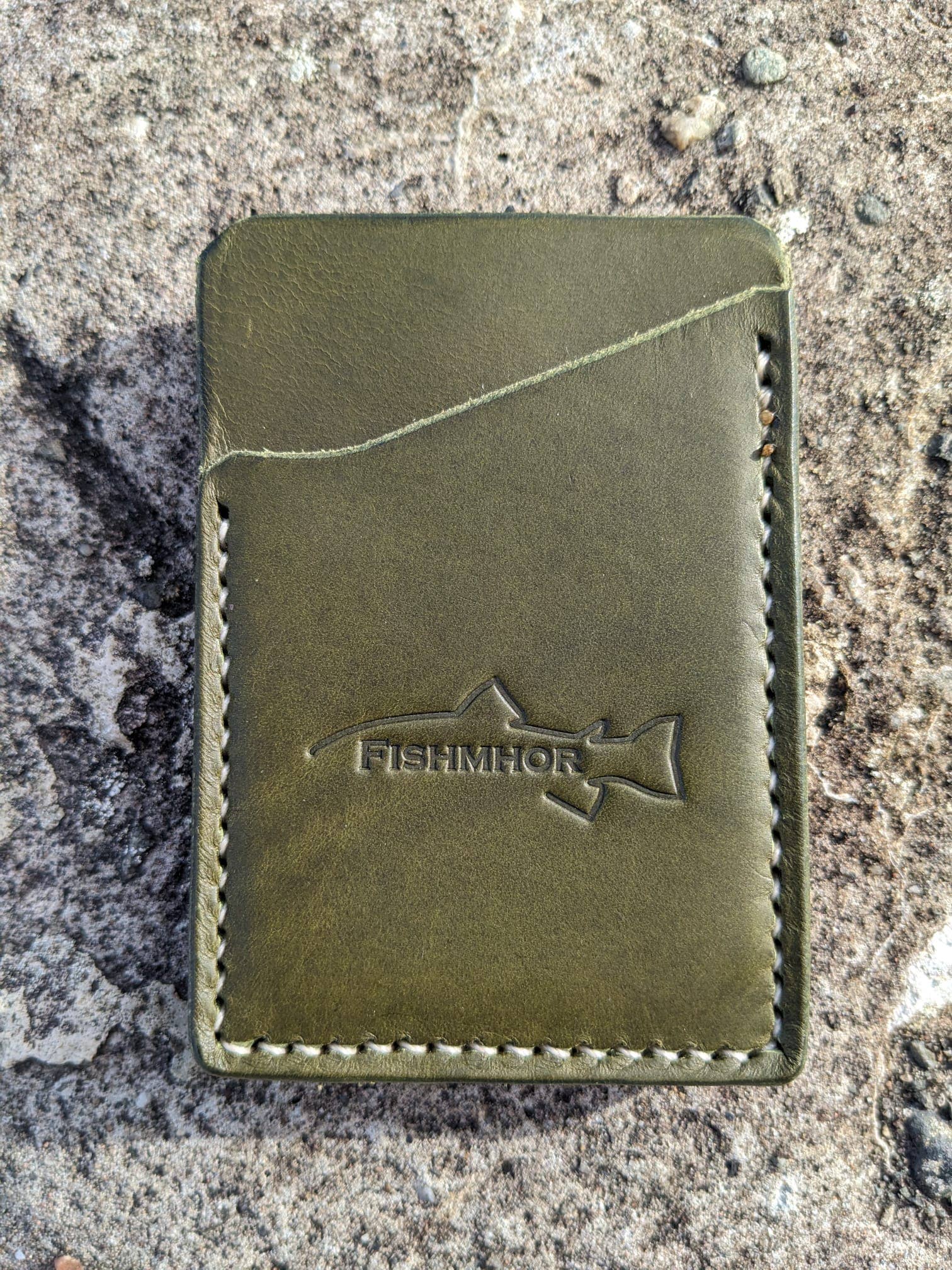 J Boult Designs – wholesale Wallet - Men’s – Sea fishing mackerel leather card wallet1