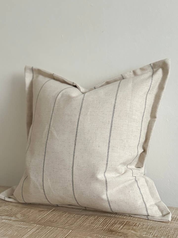 Freya Cream & Grey Cushion 45x45 & 53x53 for wholesale by Ellenvale Trade