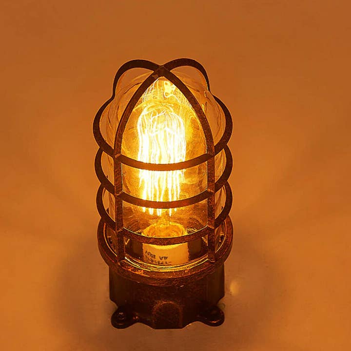 Ledsone - Wholesale Chandelier/hanging light - Black Industrial Wall Ceiling Cage Light Bulkhead Metal5