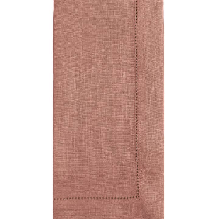 Anaya Home - Wholesale Dinner & Cloth Napkin - Linen Hemstitch Napkins- Set of 4