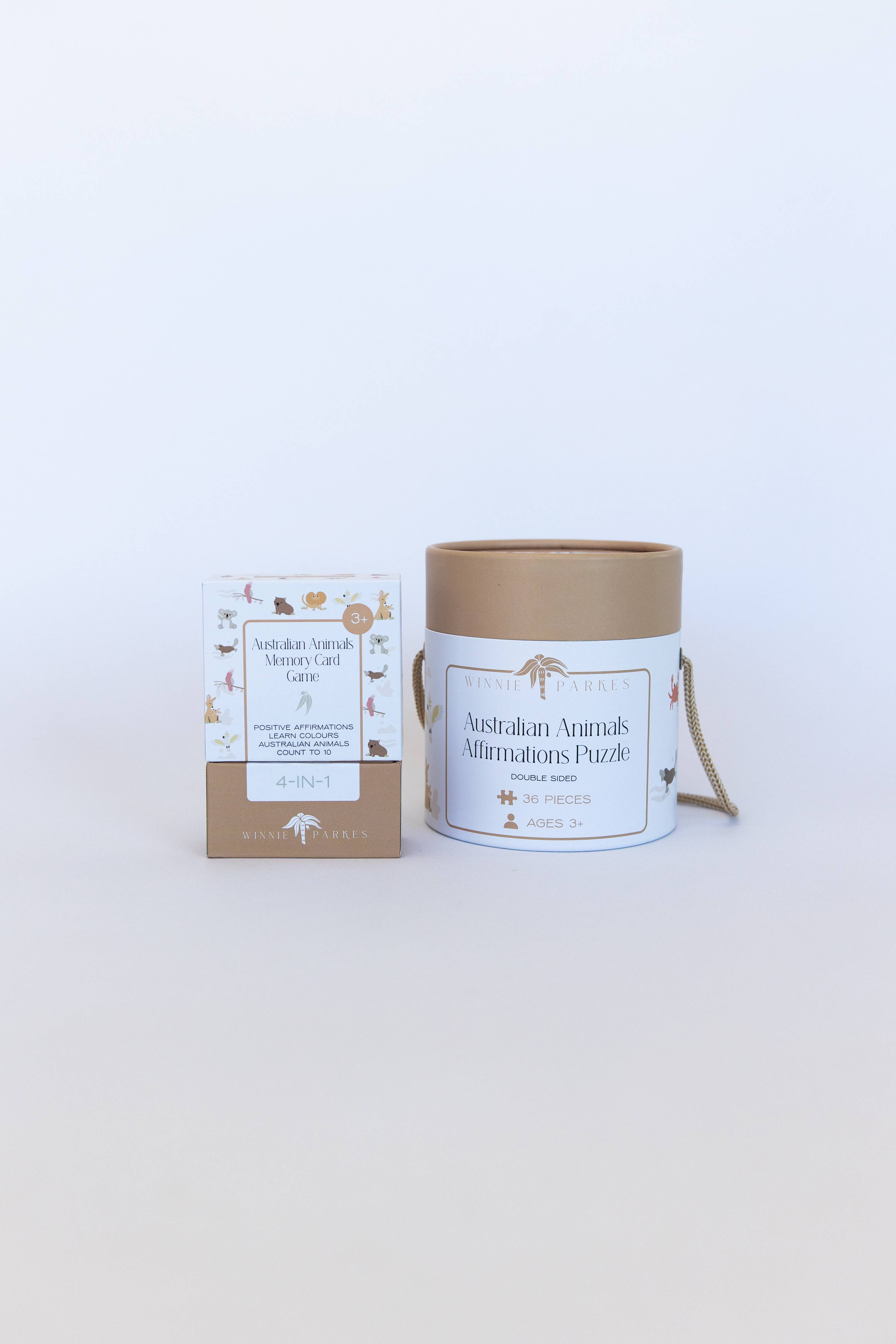 Winnie Parkes - Wholesale Puzzle - Kids - Australian Animals Affirmations Puzzle - Double Sided3