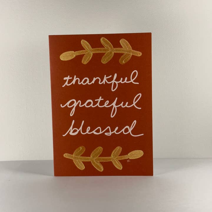 Citrus Daisy - Wholesale Thanksgiving Card - Thankful Grateful Blessed Card5
