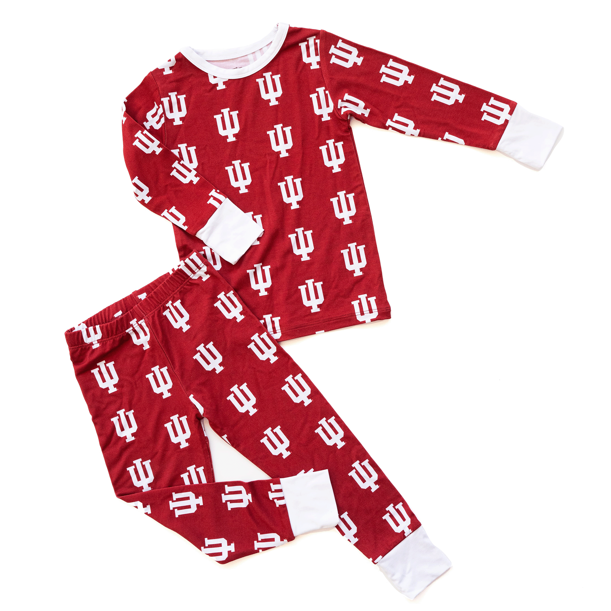 Tailgate Tikes - Wholesale Sleepwear Set - Kids - Indiana Hoosiers Two-Piece Pajama Set1