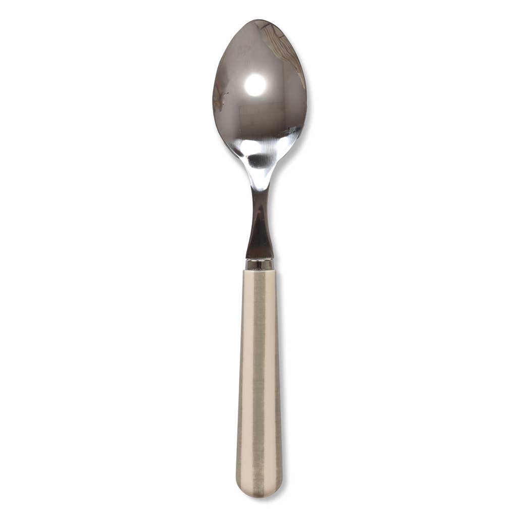 Opjet Paris - Wholesale Table Spoon (Cutlery) - Paul spoon with umber stripe in stainless steel0