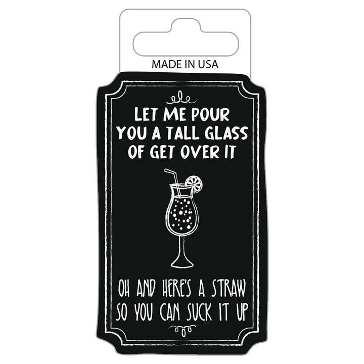 Sticker - Tall Glass (Set of 6) for wholesale by Desperate Enterprises