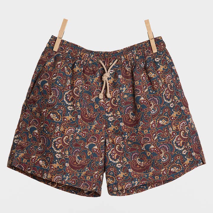 Mediterraneo Rosso/Blu Swim Shorts per la vendita all'ingrosso da parte di Ripa Ripa