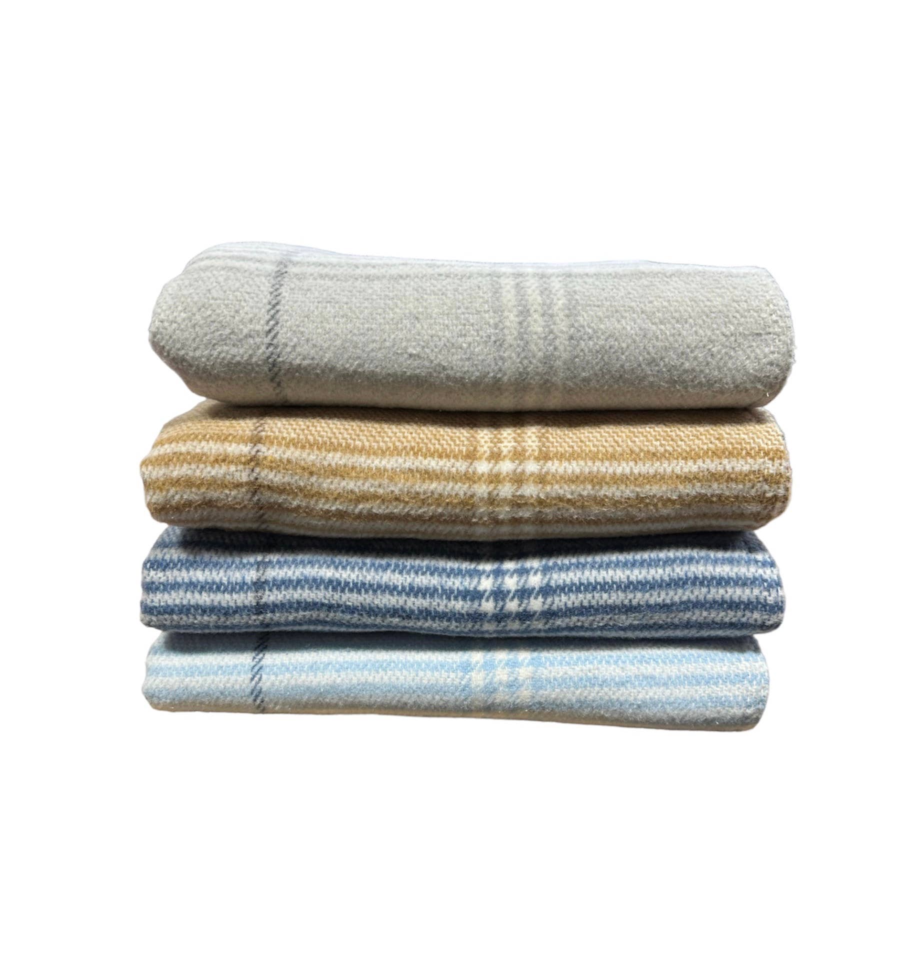 A Soft Idea - Wholesale Throw Blanket - 408 - Windowpane Plaid Throw4