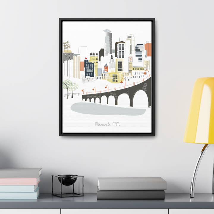Albie Designs - Wholesale Art Print - Minneapolis, MN City Print3