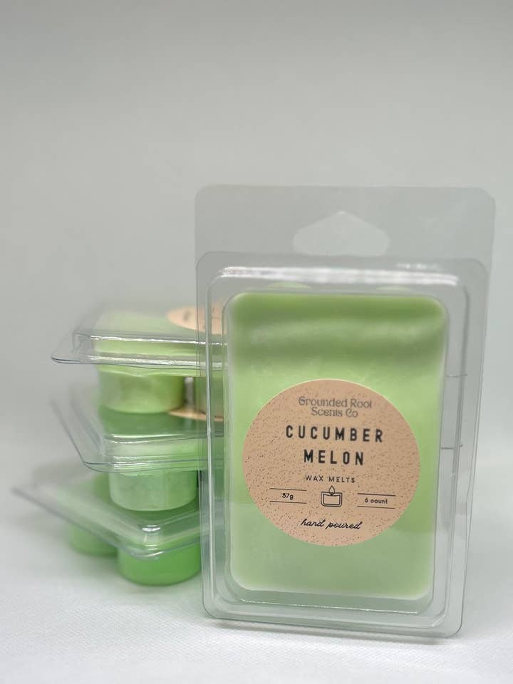 Concombre Melon Cire Fondre pour la vente par Grounded Root Scents Co