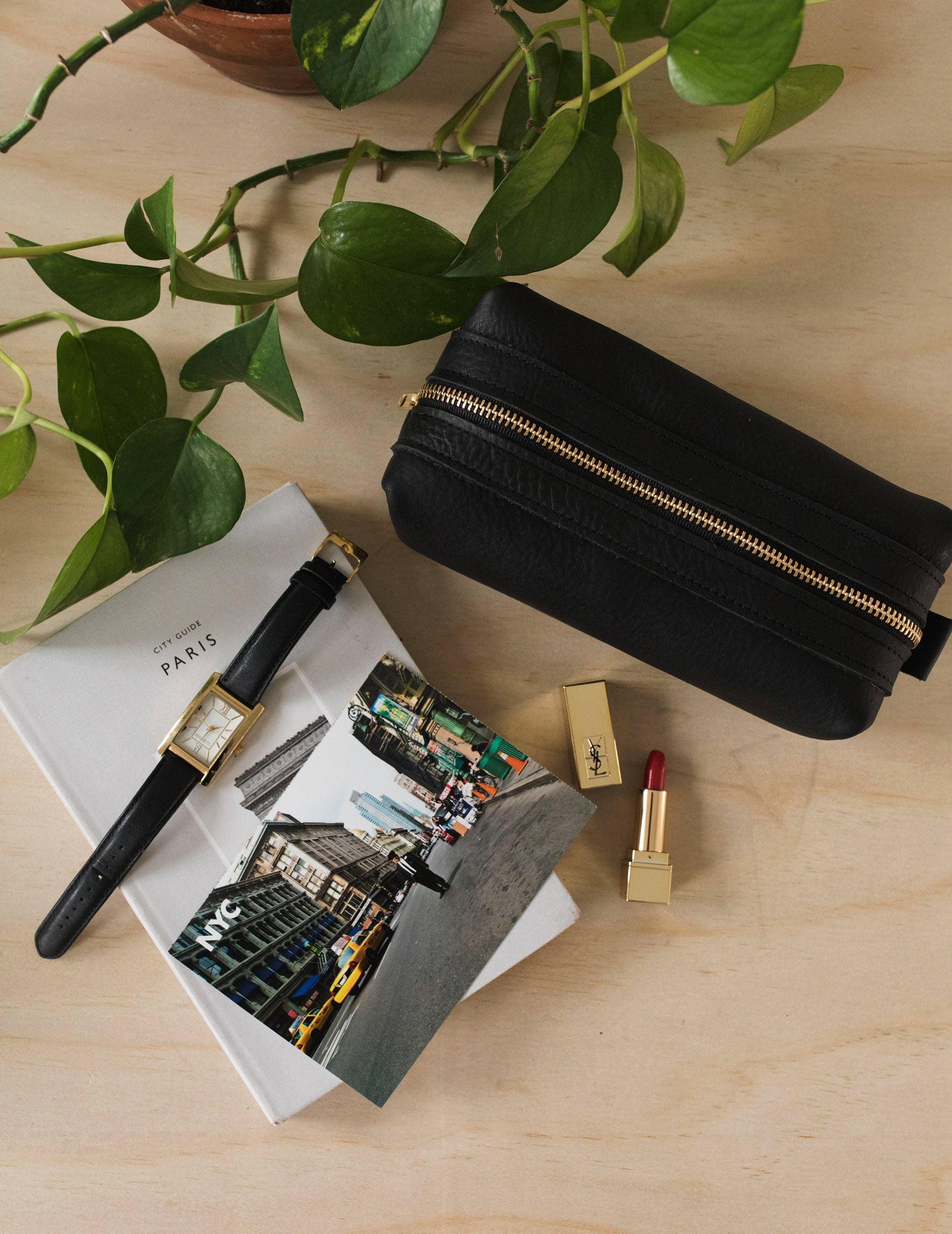 LIZ RIDEN - Wholesale Toiletry Bag - Unisex - Dopp Kits-Black6