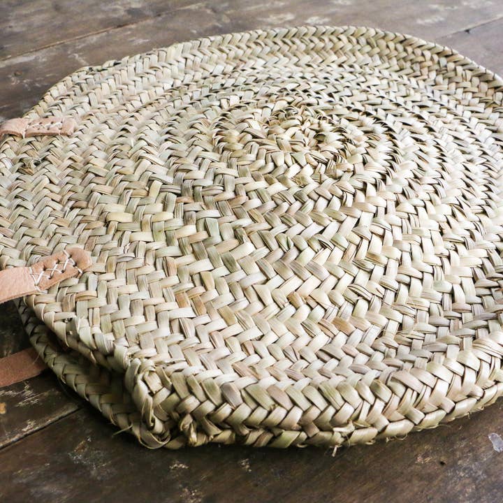 Medina - Wholesale Beach Bag - Woven Round Beach Tote7