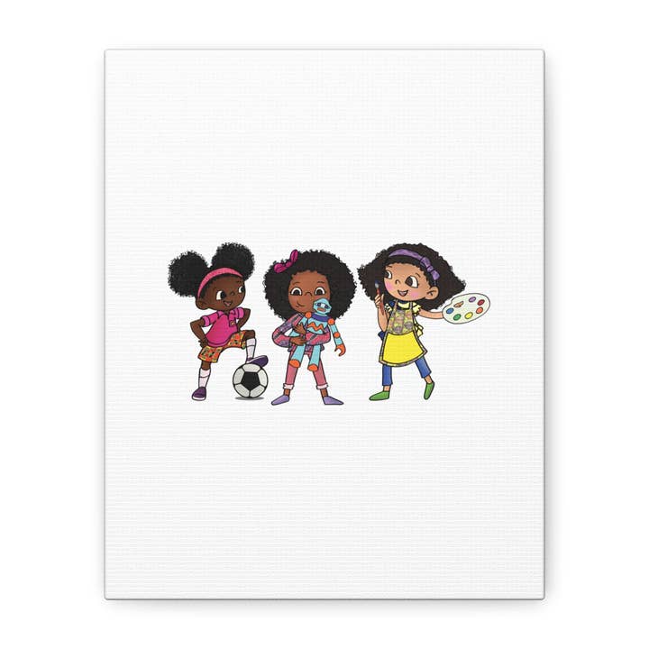 Ikuzi Dolls - Wholesale Art Print - Kids & Baby - Kids' Canvas Wall Art - Playful Characters for Creative Spaces25