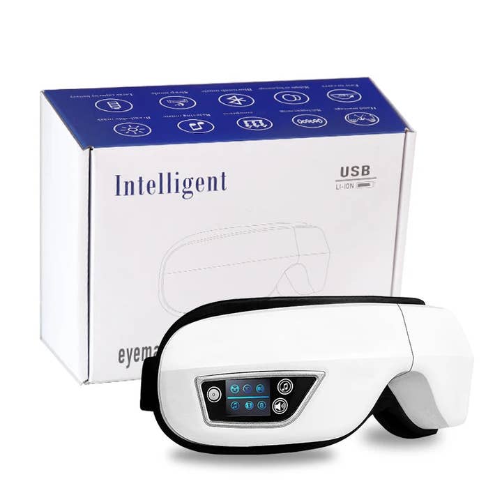 Maiden-Art - Wholesale Eye Treatment Mask - 6D Smart Eye Massager Vibration Airbag Compress Eye Care Instrument Bluetooth Music Eye Massage Glasses Eye Relax Fatigue7