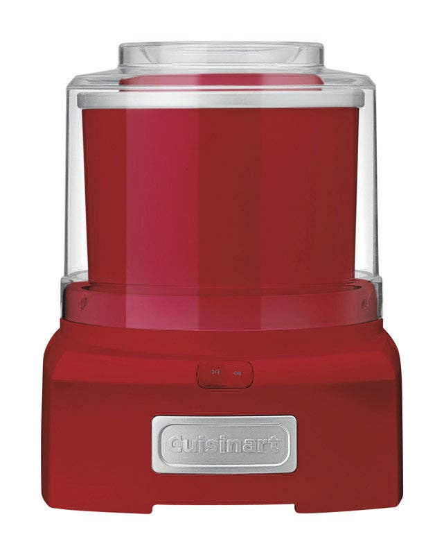 Everyday Supply Co - Wholesale Kitchen Appliance - Cuisinart Red 1.5 qt Ice Cream Maker0