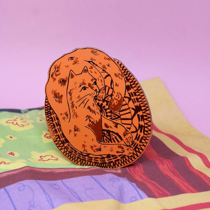 Ark Colour Design – wholesale Magnet – Cat on a Mat Magnet5