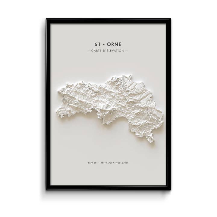 Mapa de elevación Orne para venta al por mayor de Finke