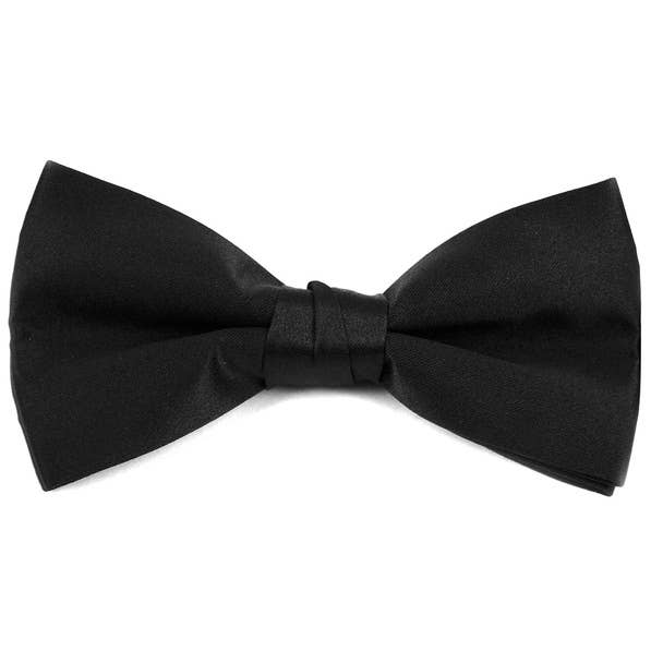 Selini New York - Wholesale Bow Tie - Kids - Boy's Poly Satin Clip On Bow Ties6