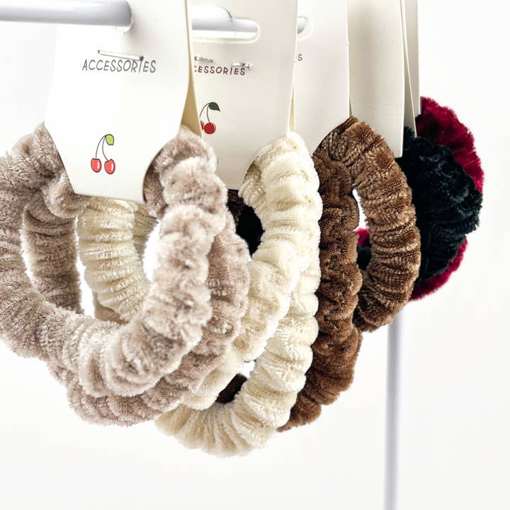 Conjunto de Coleteros Elásticos de Terciopelo para venta al por mayor de TheDivaSoap