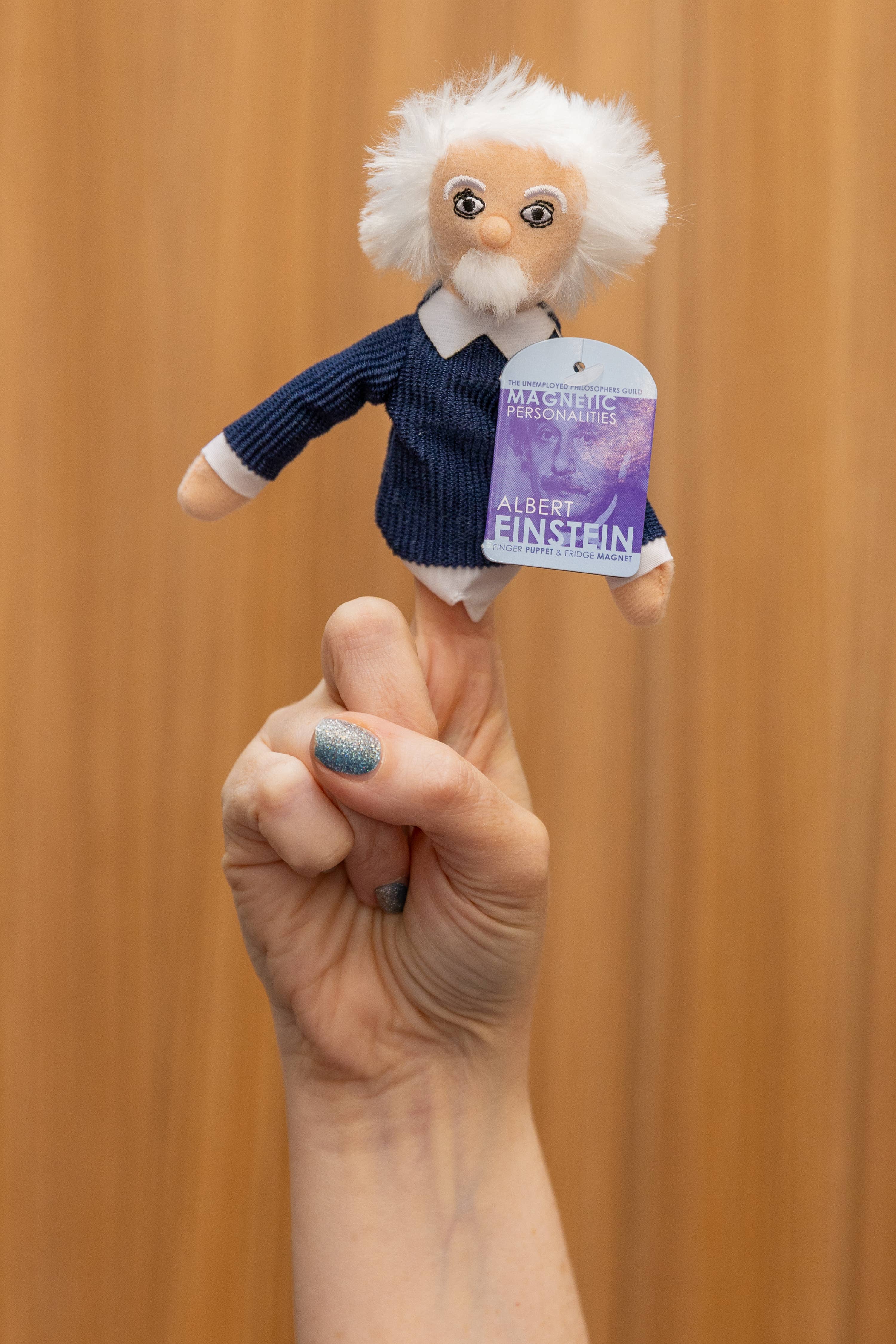 Unemployed Philosophers Guild - Wholesale Finger Puppet - Kids & Baby - Albert Einstein Finger Puppet1