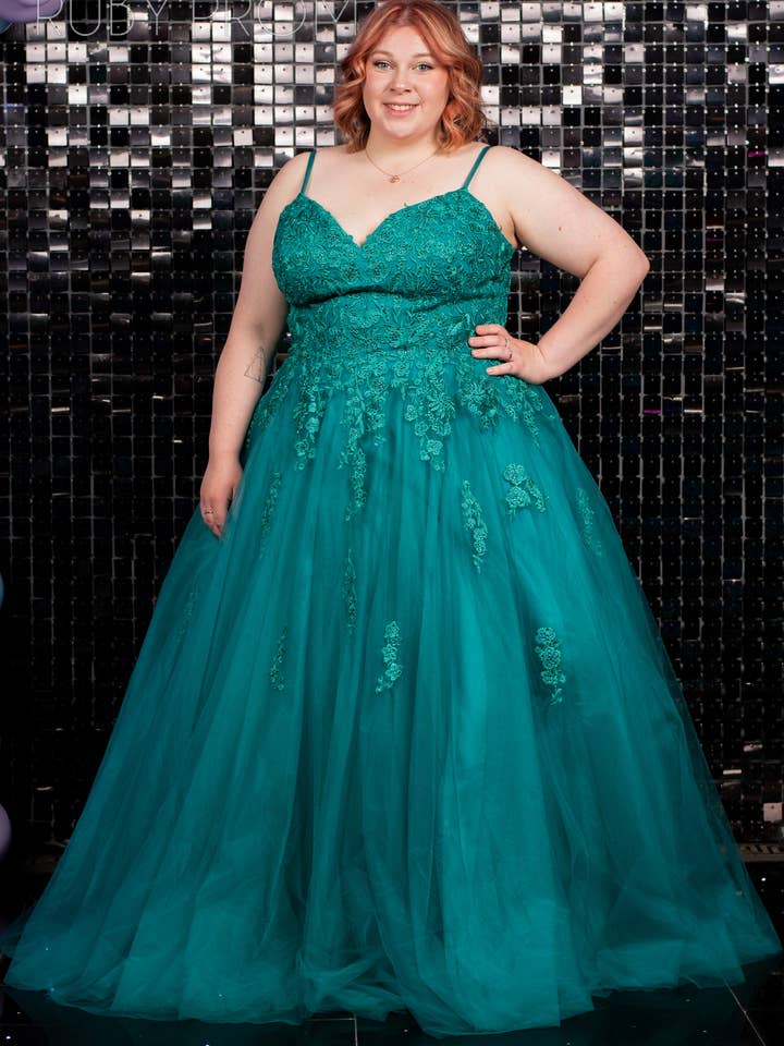 Farrah Jade Plus Size Ballgown FINAL STOCK for wholesale on Faire