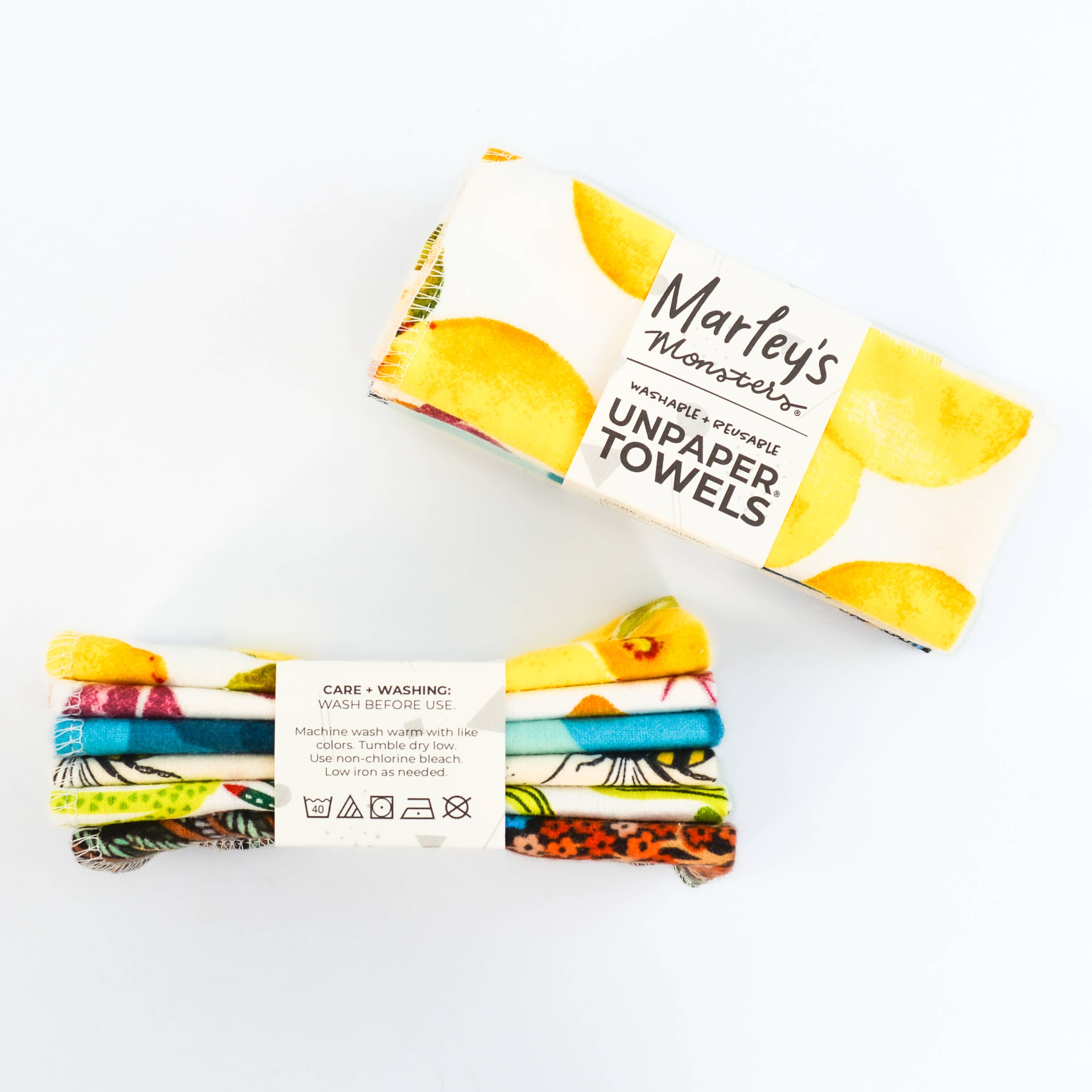 Marley's Monsters - Vente Essuie-tout - Pack de recharge de serviettes réutilisables UNpaper® : Imprimés21