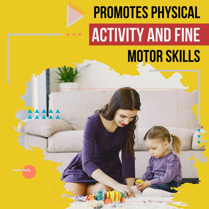 Leo & Friends - Wholesale Wood Toy - Kids - Leo & Friends Pull Along Walking Triceratops Wooden Toy11