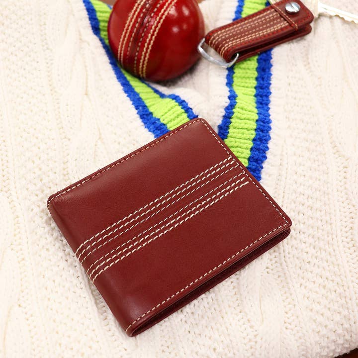 Portafoglio da Cricket in Pelle Vintage per la vendita all'ingrosso da parte di Monster Sporting Gifts
