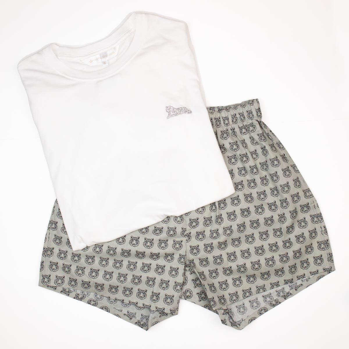 The Royal Standard - Vendita all'ingrosso Intimo - Uomo - Boxer Tiger da uomo grigio/nero/bianco -Asst.1