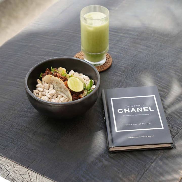 Bazar Bizar Living - Wholesale Decorative Plate/Dish/Bowl - The Burned Bowl - Black - M1