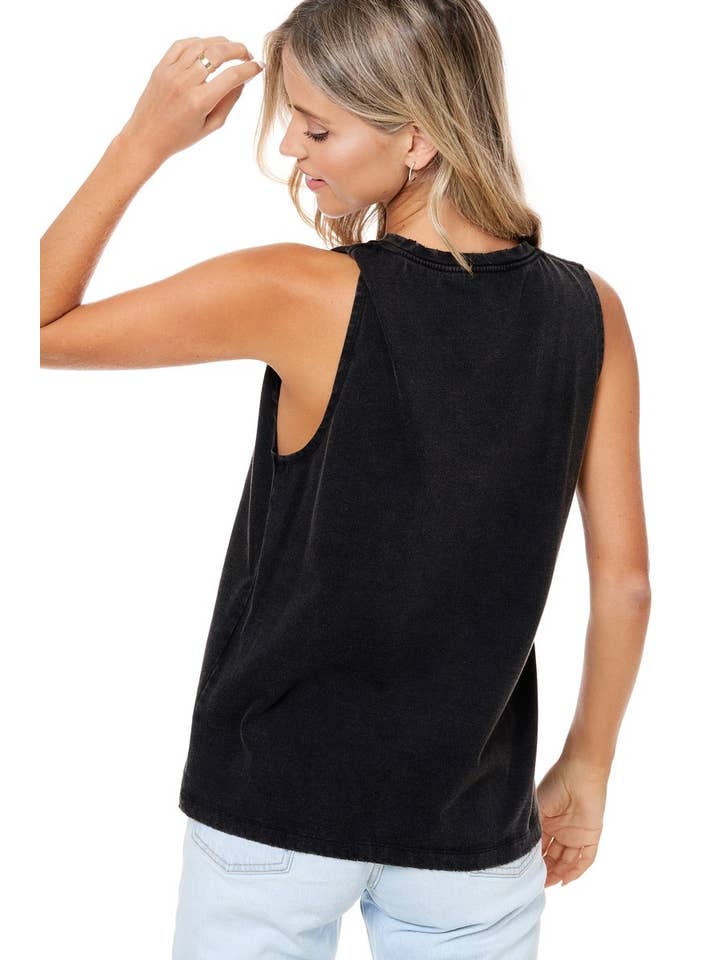 Zutter - Wholesale Tank Top - Women's - Roam Free Thunderbird Desert Graphic S/L Washed Tank