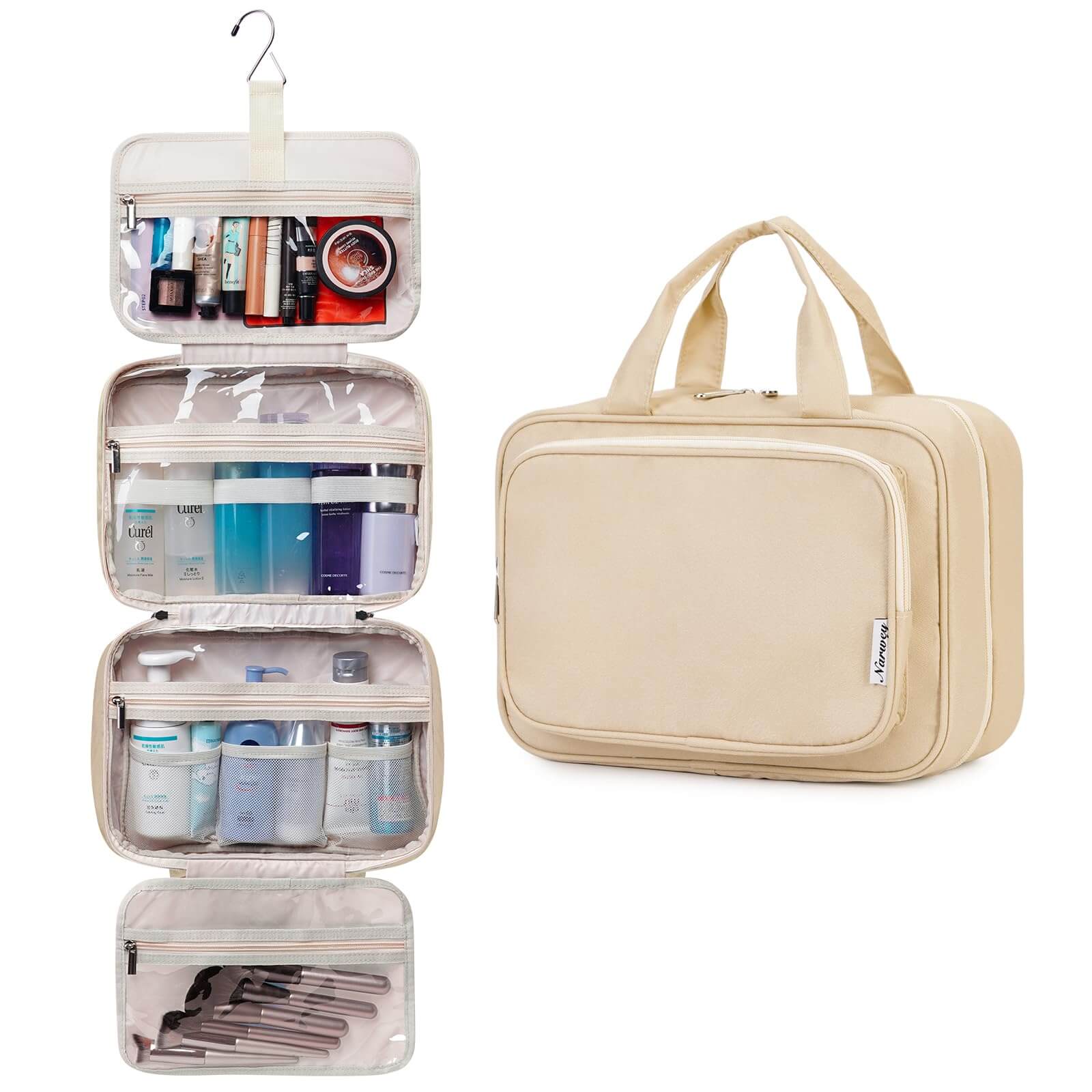 wandf - Wholesale Toiletry Bag - Women's - Large Capacity Waterproof Hanging Toiletry Bag Travel Bag9